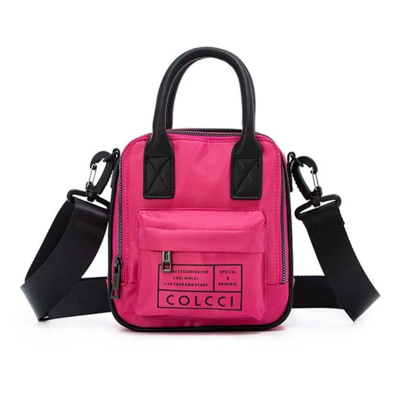 Bolsa Colcci Crossbody Nylon Rosa Ayla