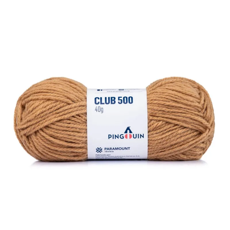 Lã Club 500 40 Gramas com 80 Metros - Pingouin - Granola 9756