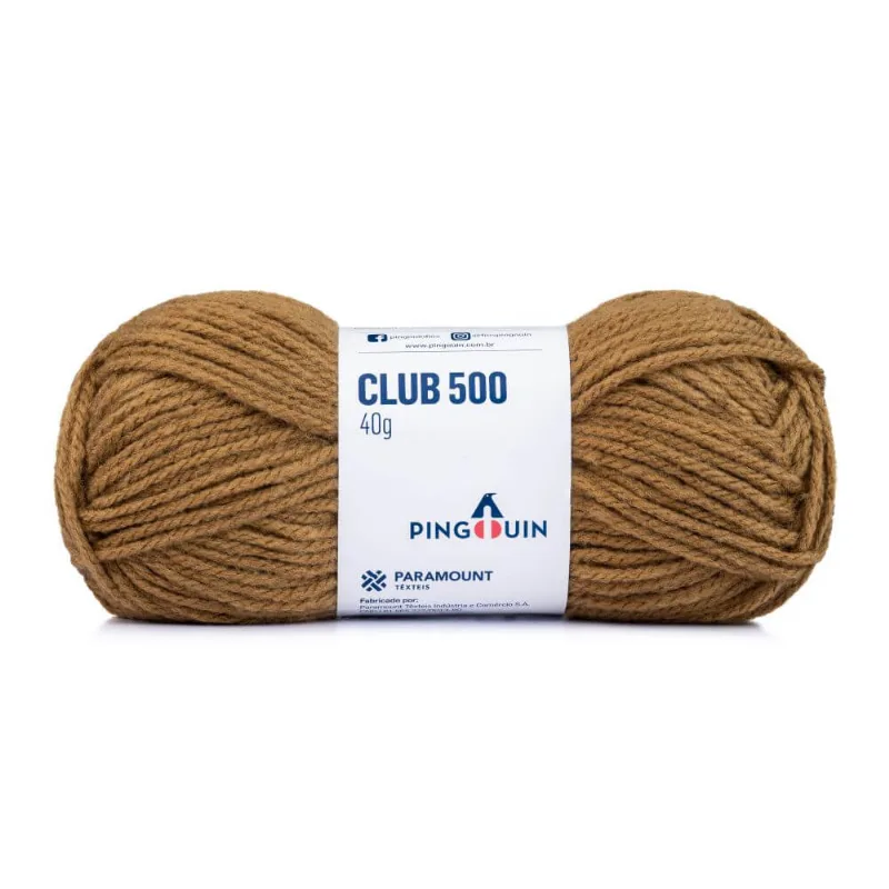 Lã Club 500 40 Gramas com 80 Metros - Pingouin - Chá Verde 9755