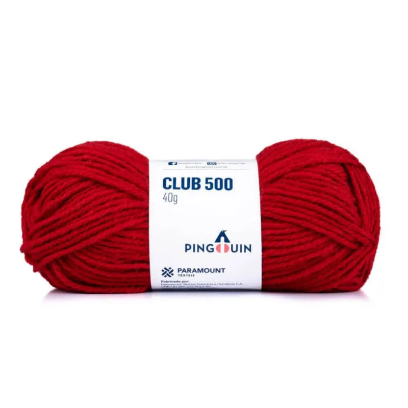 Lã Club 500 40 Gramas com 80 Metros - Pingouin - Rubro 313