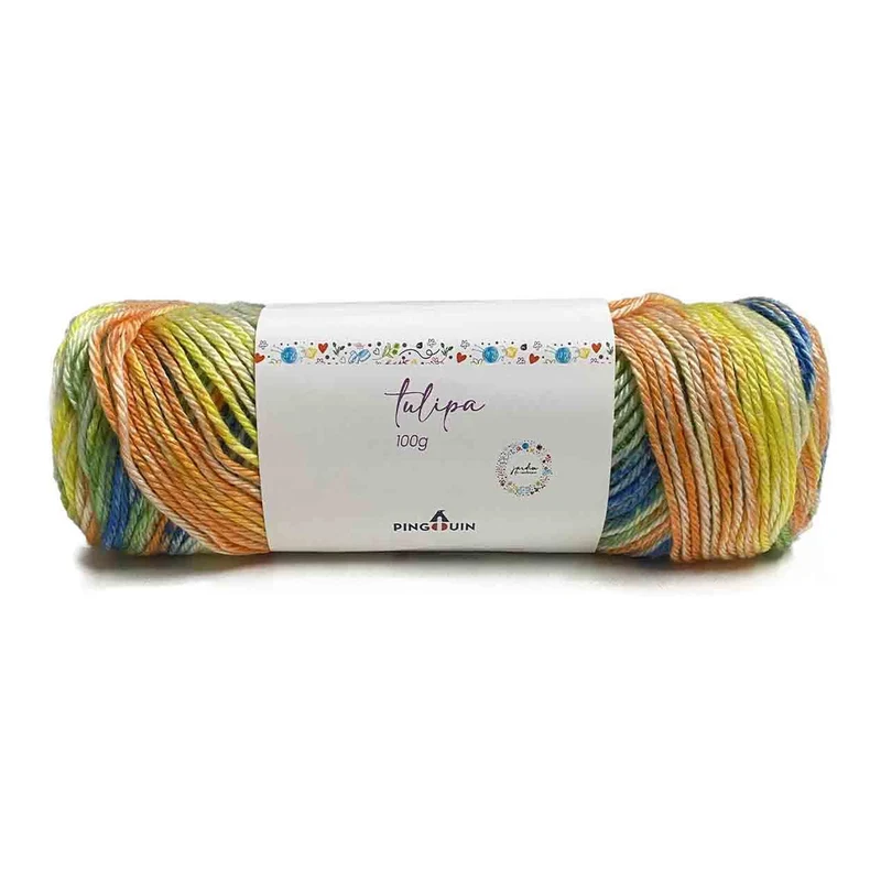 Fio Tulipa para Crochê e Tricô 100g 157m Tex 635 - Pingouin HERMITAGE 9436