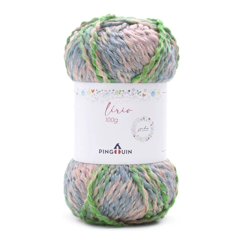 Fio Lírio para Crochê e Tricô 100g 100m Tex 1000 - Pingouin DELICADO 9443