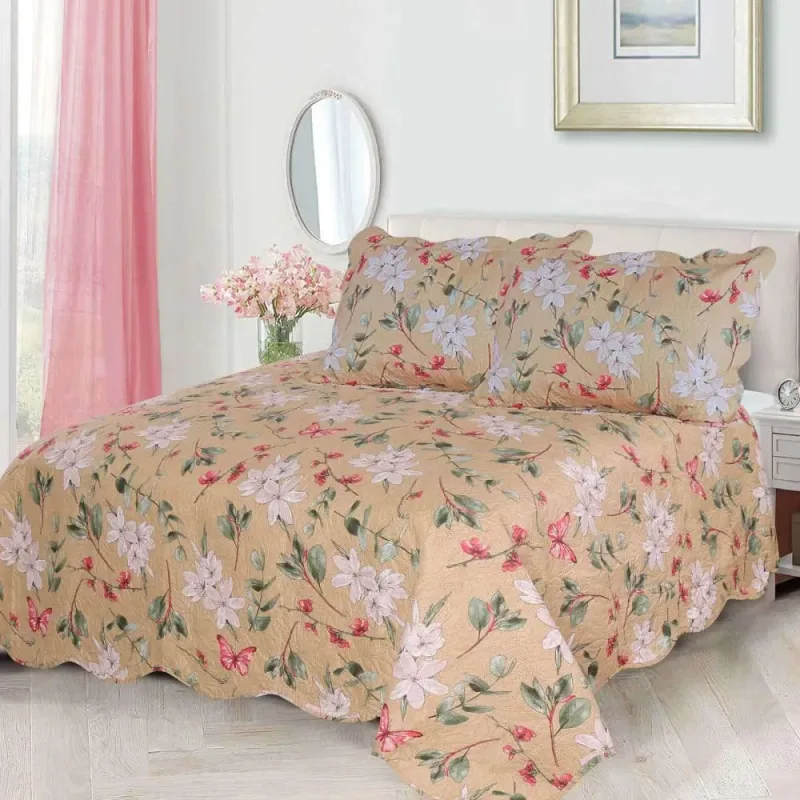 Kit Cobre leito Matelassê Casal 210cm x 230cm Flore - Appel