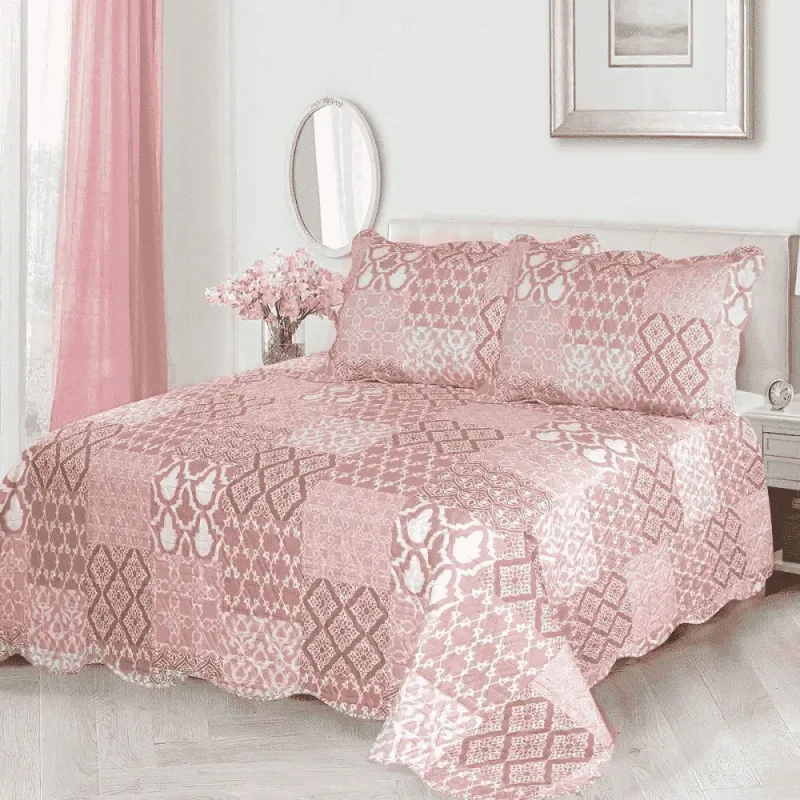 Kit Cobre Leito Matelassê King 270x250 Cm Melrose - Appel