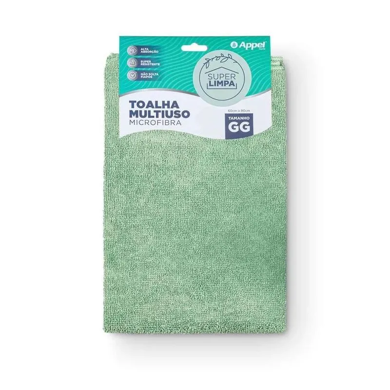 Toalha Multiuso Alta Absorção 60x80 - Appel