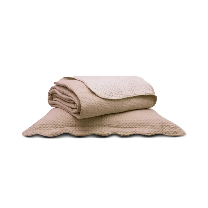 Kit Colcha Solteiro 160x220 Essence Rosa Blush - Appel