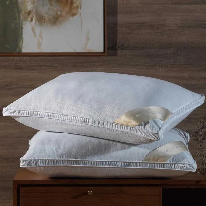Travesseiro Diamond 50cm x 70cm Branco Dobby 3D Appel Home