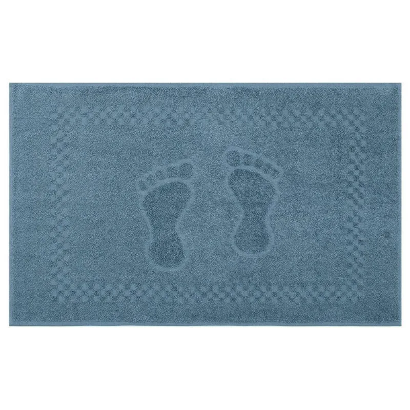 Toalha De Piso Pezinho 100% Algodão 45x68cm Appel Azul Veleiro