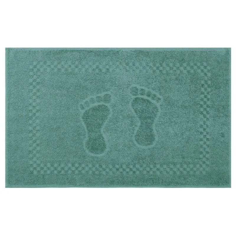 Toalha De Piso Pezinho 100% Algodão 45x68cm Appel Verde Inglês