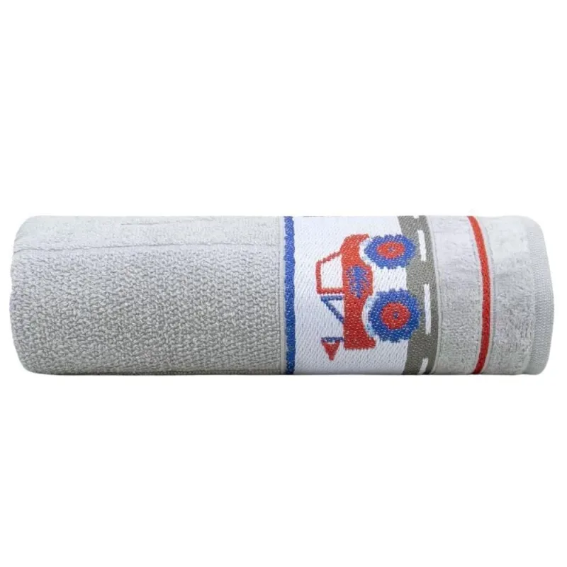 Toalha De Banho Soft Kids Cinza