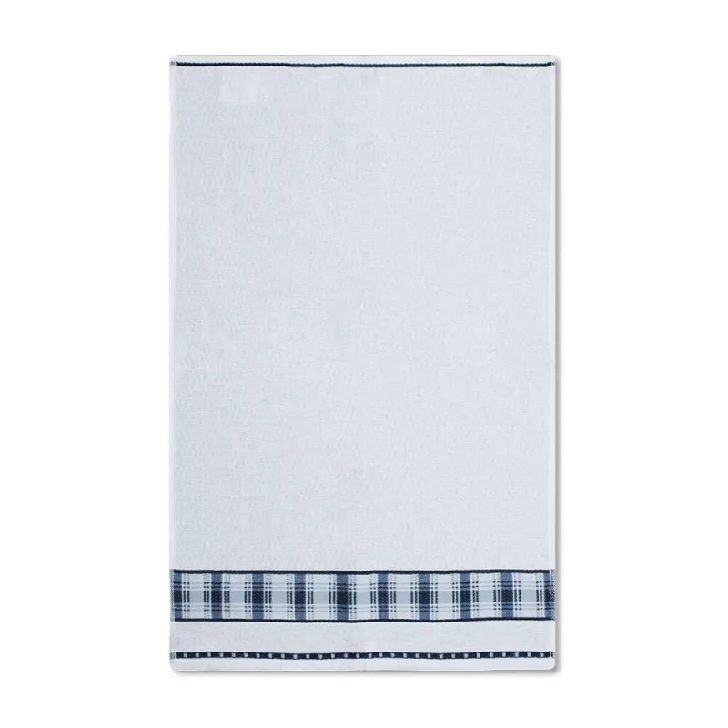 Pano De Copa Avulso Jaquard Gourmet Appel Xadrez Azul 45X68 - APPEL