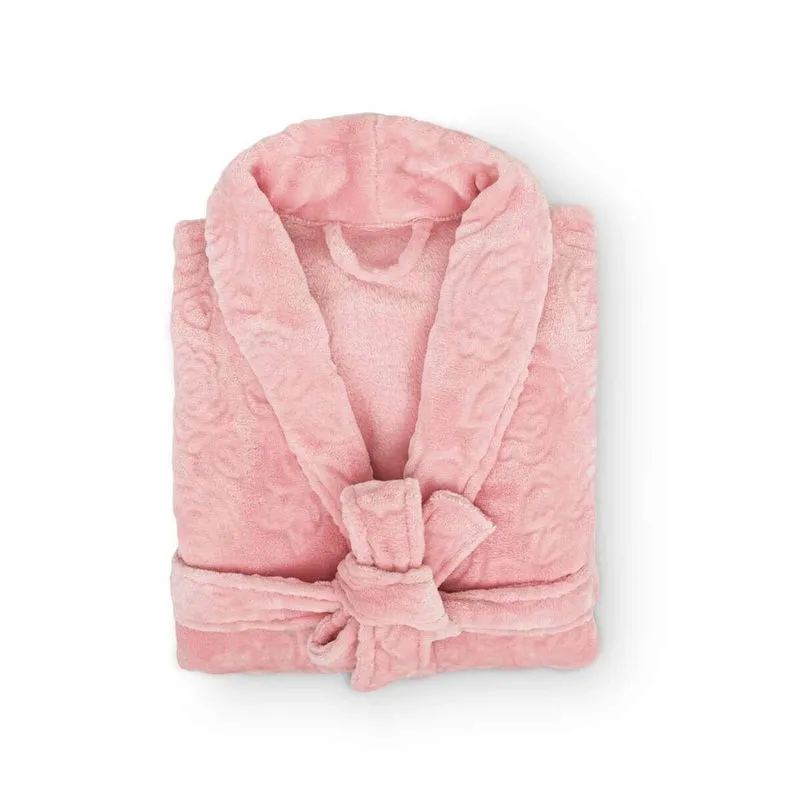 Roupão Microfibra Flannel Lady Adulto - Appel - Rosa Flan