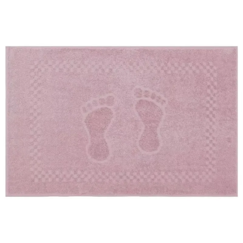 Toalha de Piso Pezinho 45x68 - Appel - Rosa neve