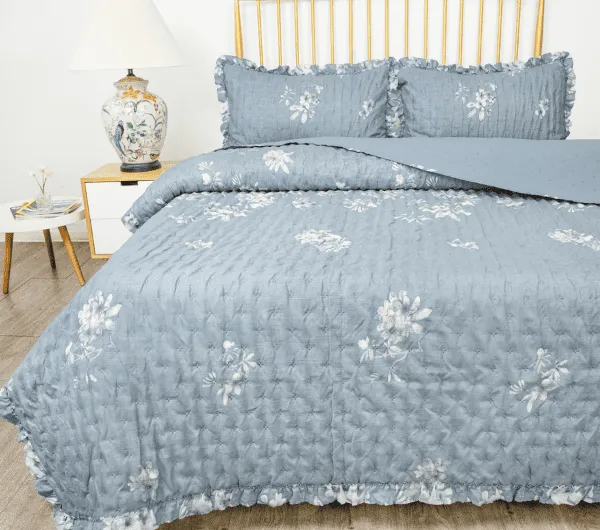 Kit Colcha Casal 220x240 Charme Class Marion - Appel