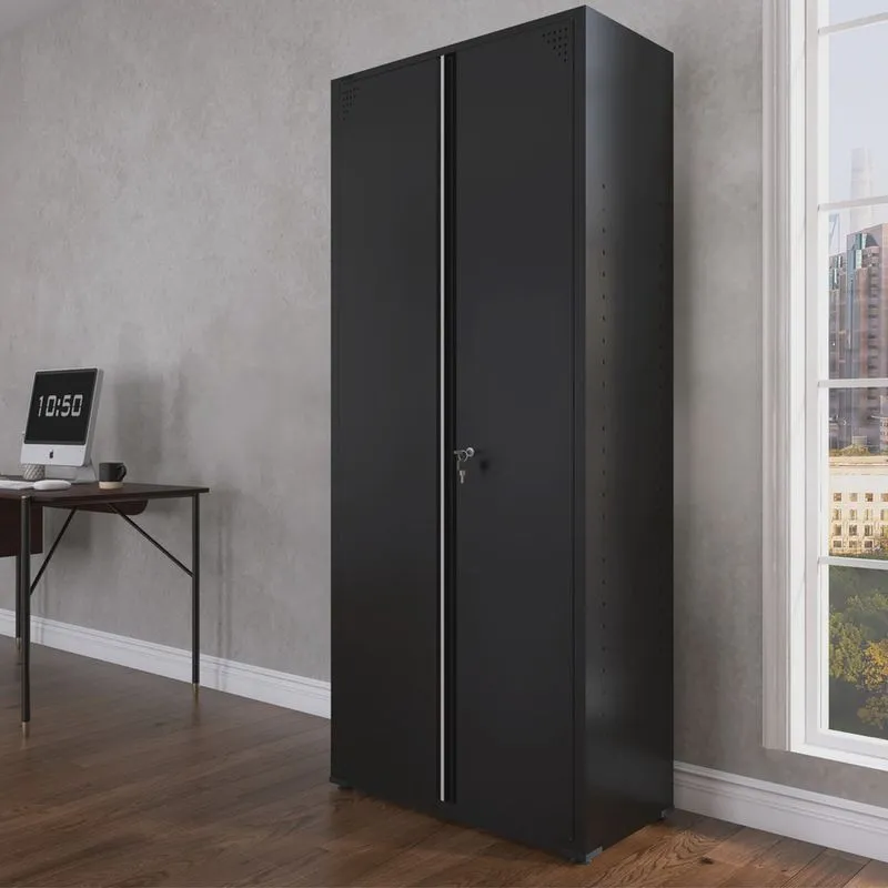 Armário 2 Portas Aço 4 Prateleiras AP409SL