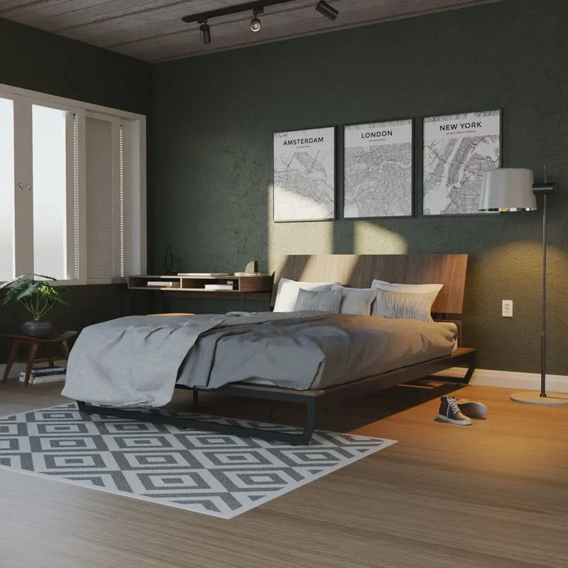 Cama Casal/Queen com Cabeceira Concept CabeCasa MadeiraMadeira