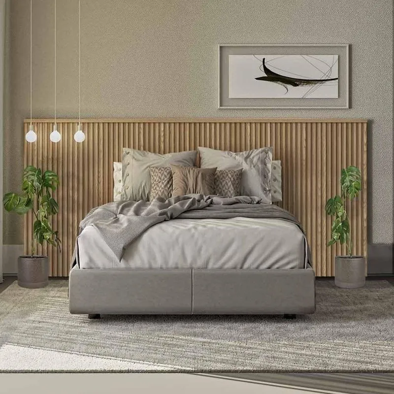 Cabeceira Casal Queen 240cm Com Frame Laranjeiras Linea Brasil