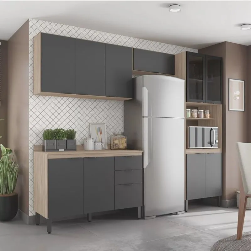 Cozinha Completa Firenze 04 Peças 11 Portas e 02 Gavetas Demóbile