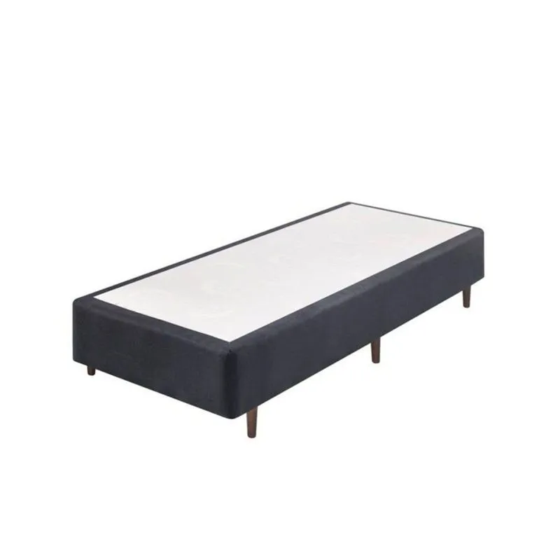 Base Box Somiê Solteiro 88x188x37cm Uni Ecoflex Azul Marinho