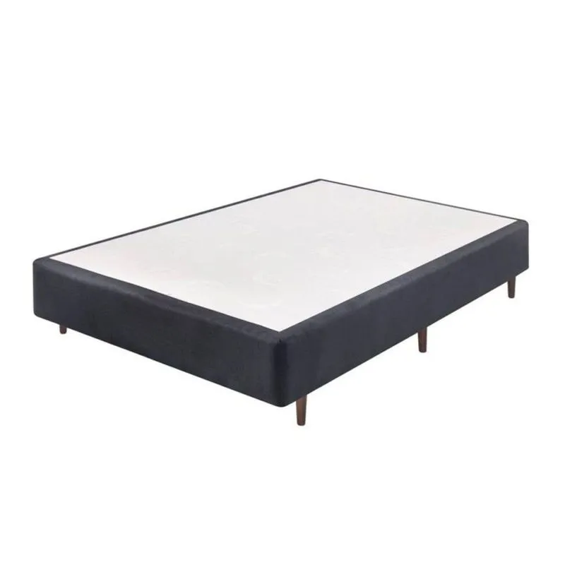 Base Box Somiê Casal 138x188x37cm Uni Ecoflex Azul Marinho