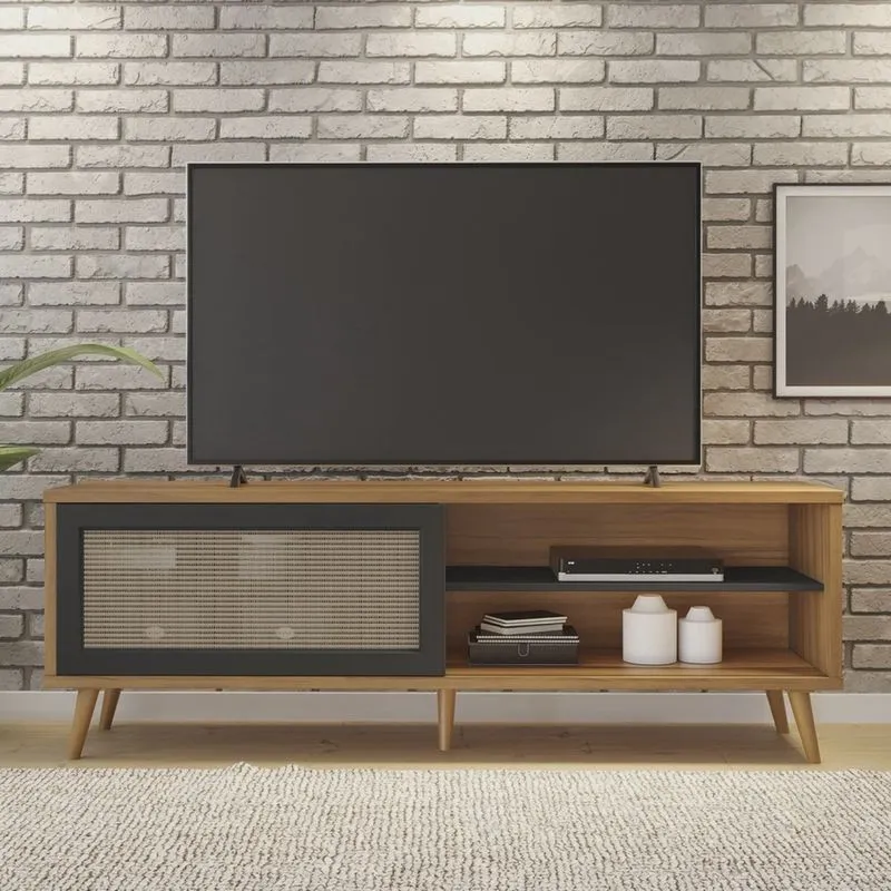 Rack para TV até 60 Polegadas 1 Porta nt 1175 Notável Móveis