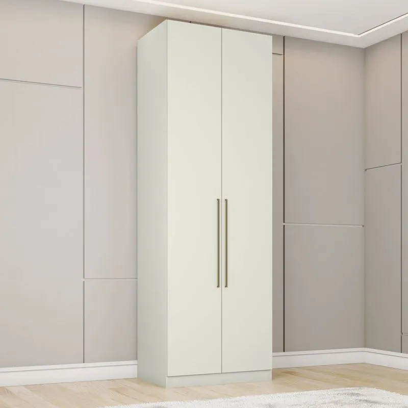 Guarda Roupa 2 Portas 3 Gavetas Predileto Henn Areia Hp