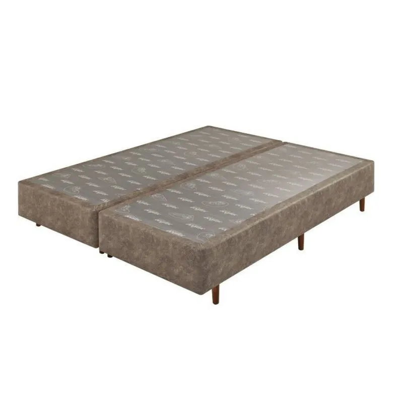 Base Box Somiê Queen Uni Mescla Liso 37x158x198cm Ecoflex