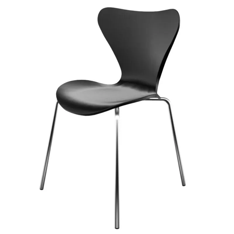 Cadeira Para Sala De Jantar Jacobsen Pp Preto