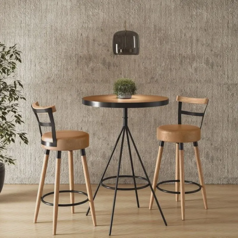 Conjunto Mesa Bistrô e 2 Banquetas Moscou