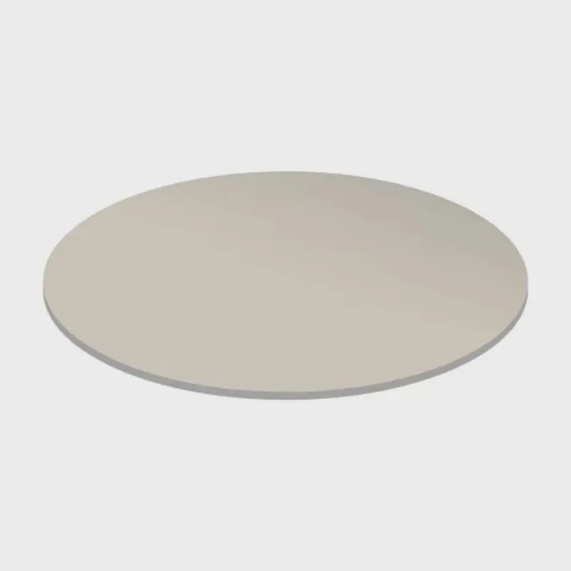 Prato Giratório MDF 50cm Sparta Móveis Off White Laca Fosca