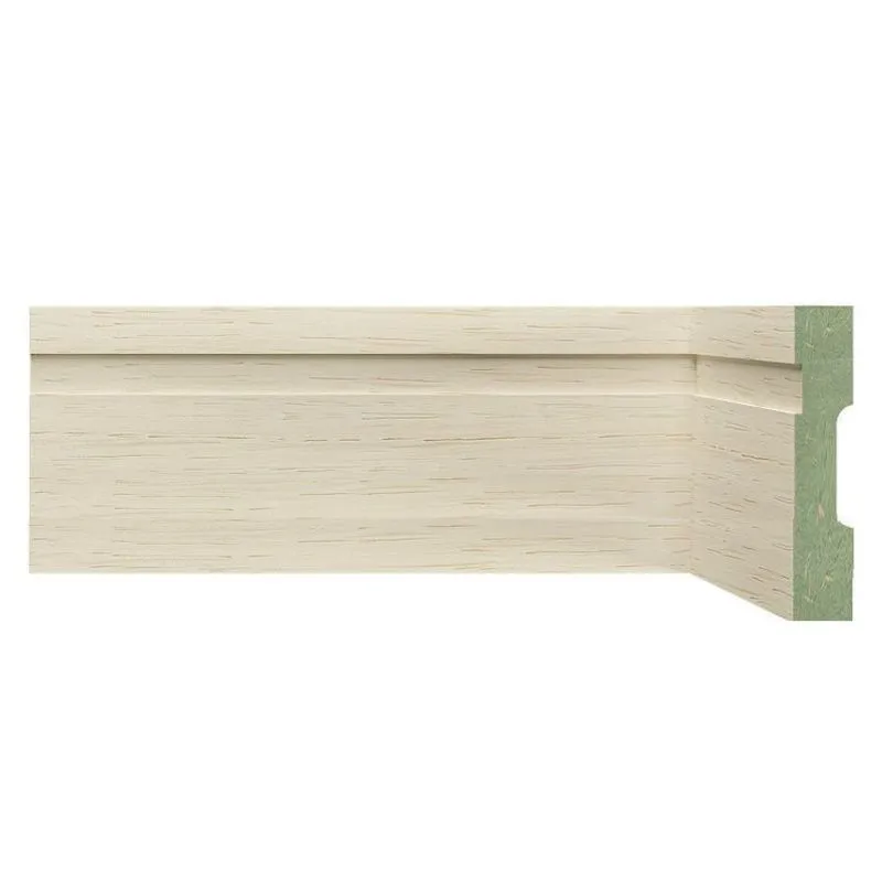 Kit Rodapé De Mdf 10cm X 15mm X 2,40m 30 Barras Frisada Resistente A Umidade Moldufama 1002 Decapê Provence