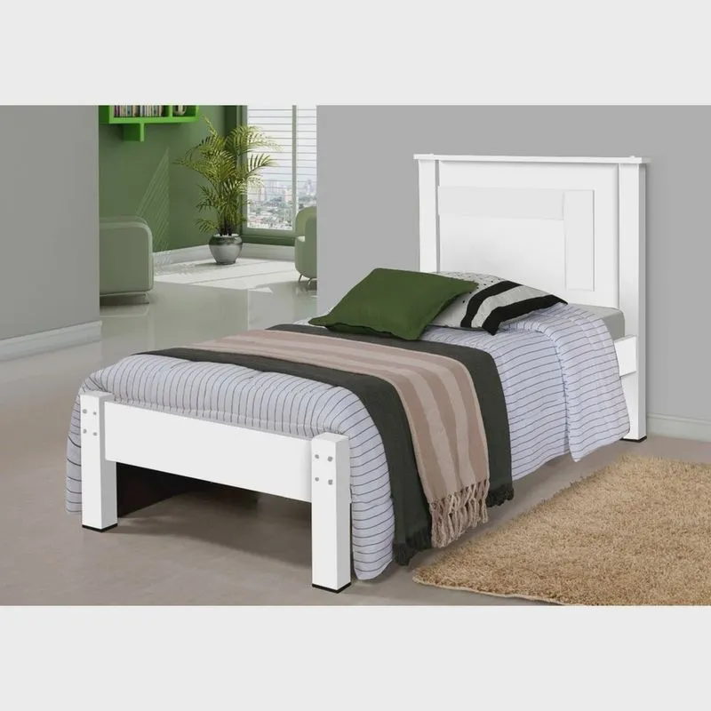 Cama de Solteiro em mdf/mdp Riviera