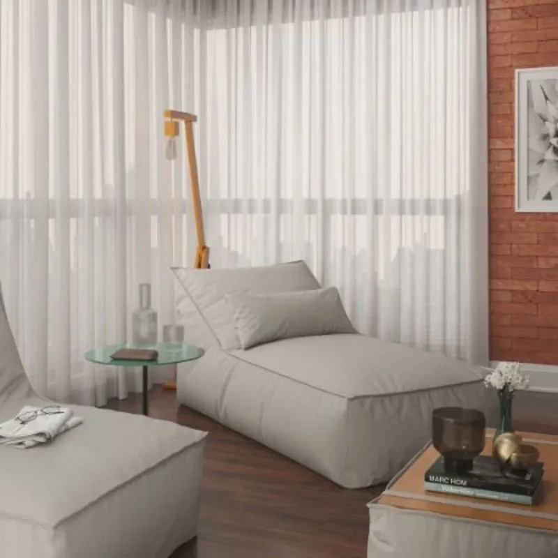 Chaise em Linho Taipe Areia