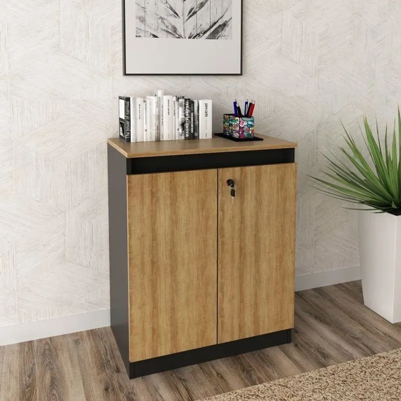 Balcão Para Escritório Com Chave 2 Portas Me4149 Tecno Mobili