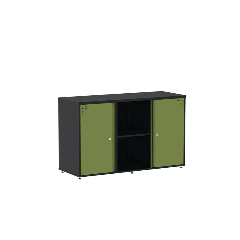 Armário Para Escritório Credenza Madeira 02 Portas Cred1200_at