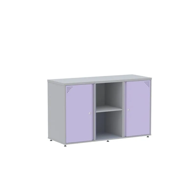 Armário Para Escritório Credenza Madeira 02 Portas Cred1200_at