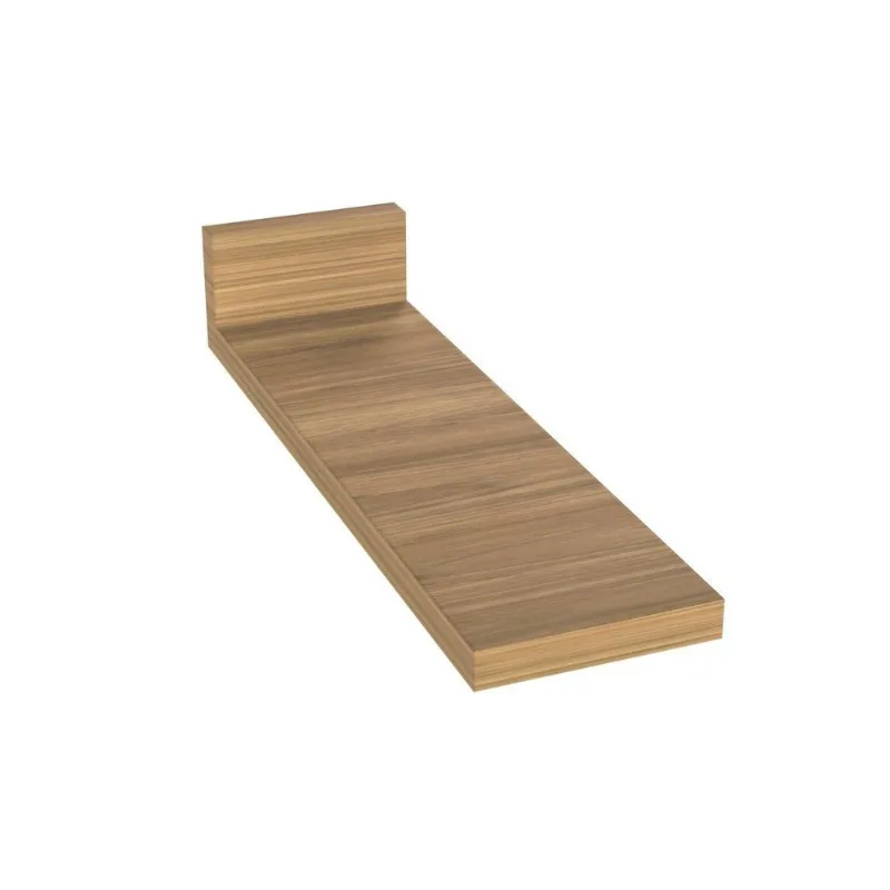 Tampo para Balcão Planejado Toalheiro 15cm Ipanema CabeCasa MadeiraOriginals Marrom/Acácia Acácia