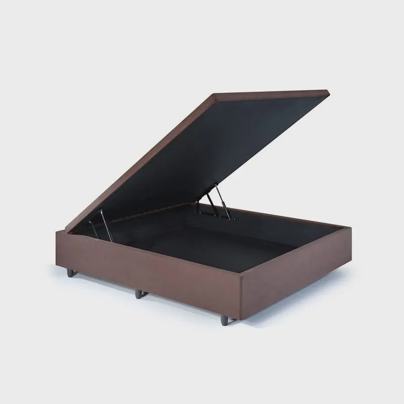 Base Box Baú Casal 128x188x42cm Suede