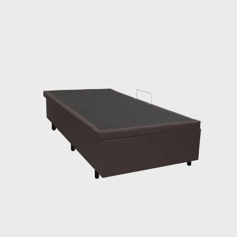 Base Box Baú Solteirão 96x203x34cm Corino