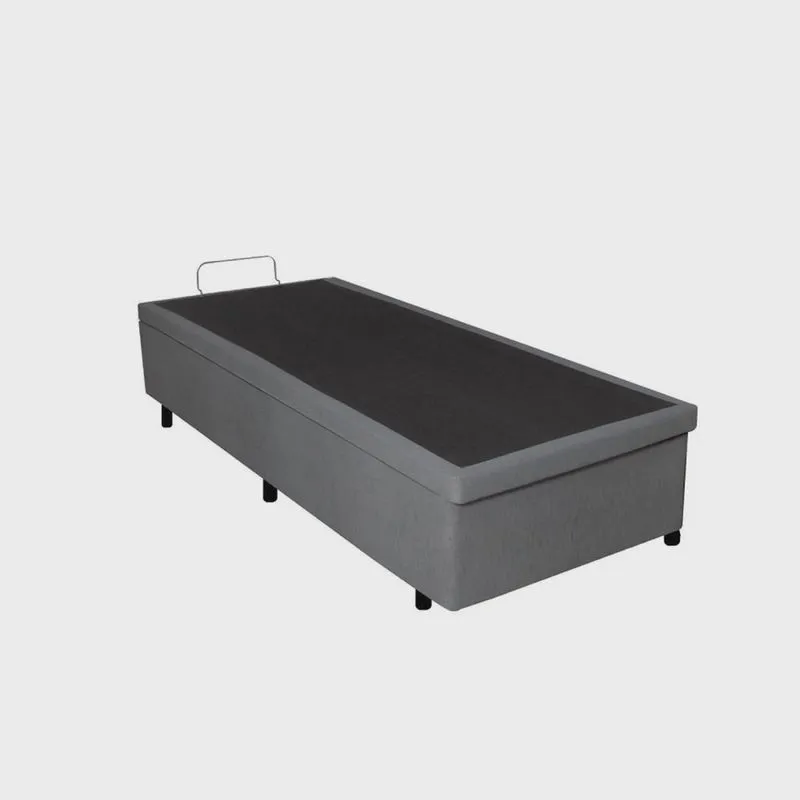 Base de Box Baú Solteiro 96x203x42cm em Courino
