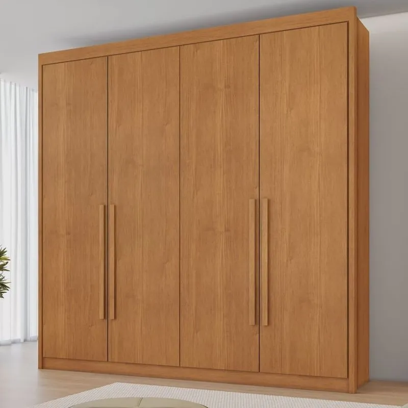 Guarda Roupa Casal 4 Portas 4 Gavetas Bergamo
