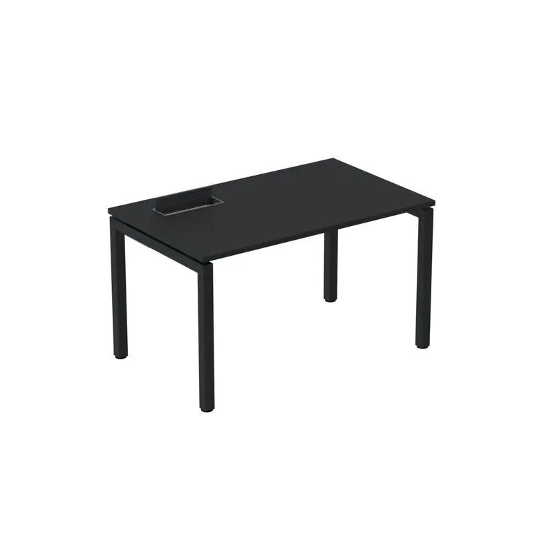 Mesa Plataforma Para Coworking 160x792 Psc160 Preto