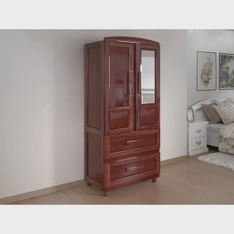 Guarda-roupa Solteiro 2 Portas 2 Gavetas Santana