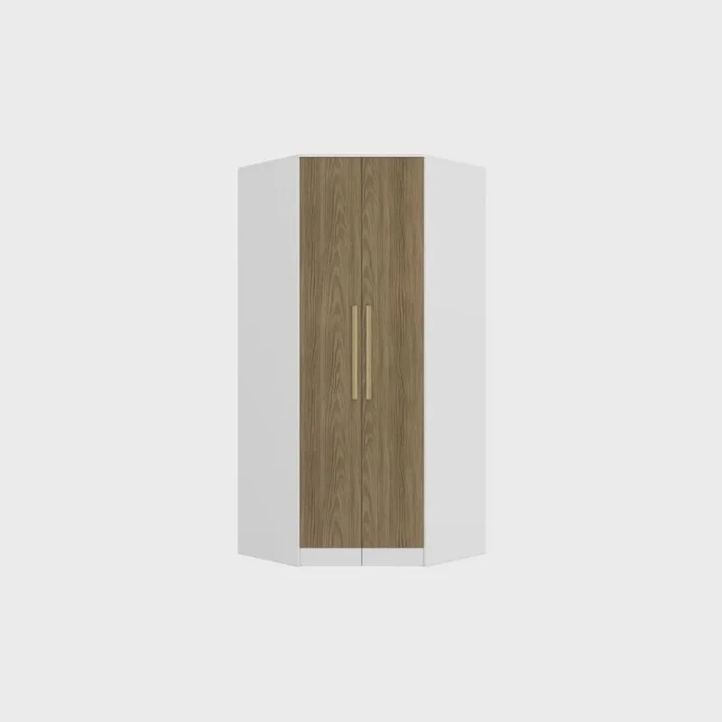 Guarda-roupa Modulado de Canto Oblico 2 Portas