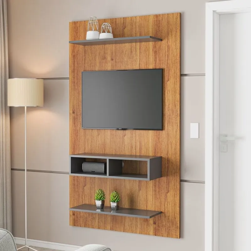 Painel para Tv até 42 Polegadas com 2 Nichos Mister Espresso Móveis