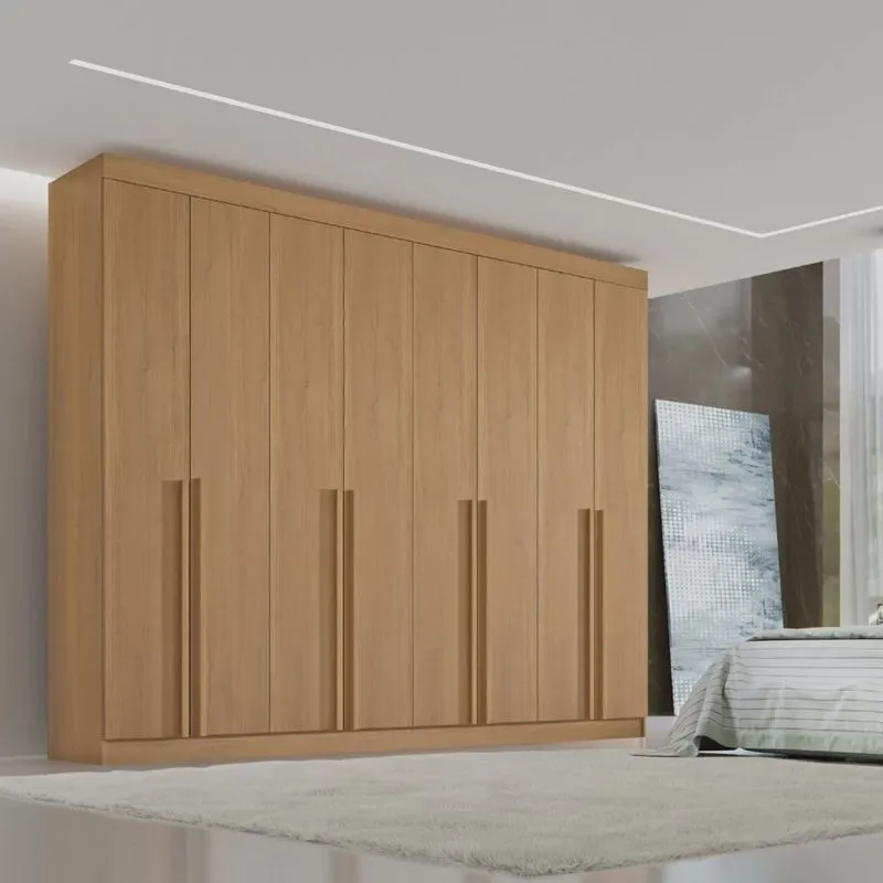 Guarda-roupa Casal mdf 08 Portas Império