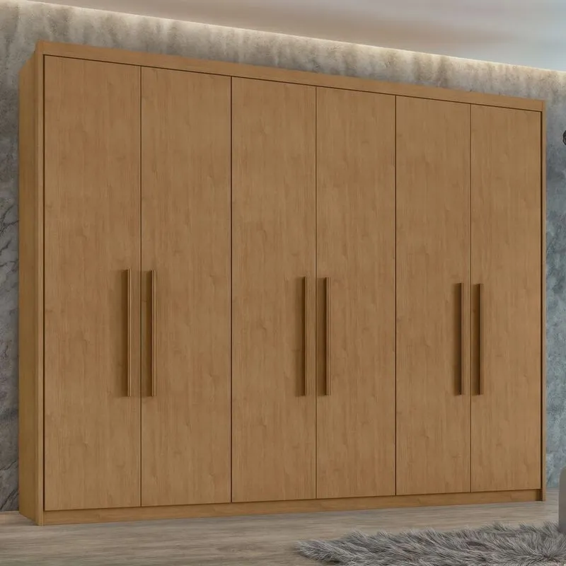 Guarda-roupa 6 Portas 5 Gavetas Áries