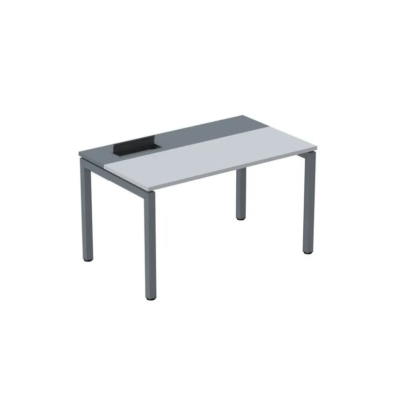 Mesa Plataforma Para Coworking 140x792 Psc140 Cinza/grafito