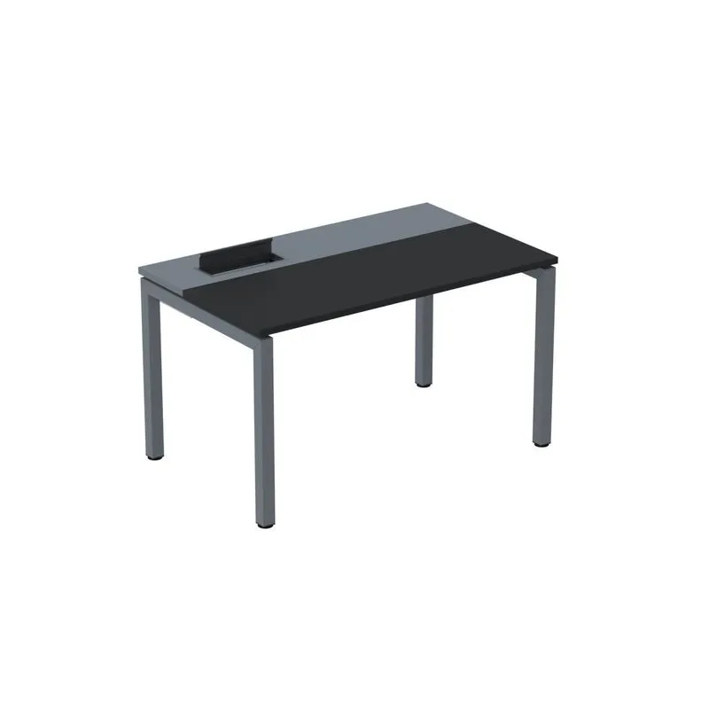 Mesa Plataforma Para Coworking 140x792 Psc140 Preto/grafito