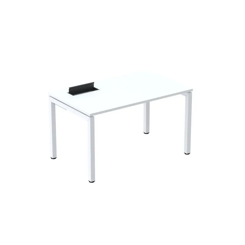 Mesa Plataforma Para Coworking 140x792 Psc140 Branco